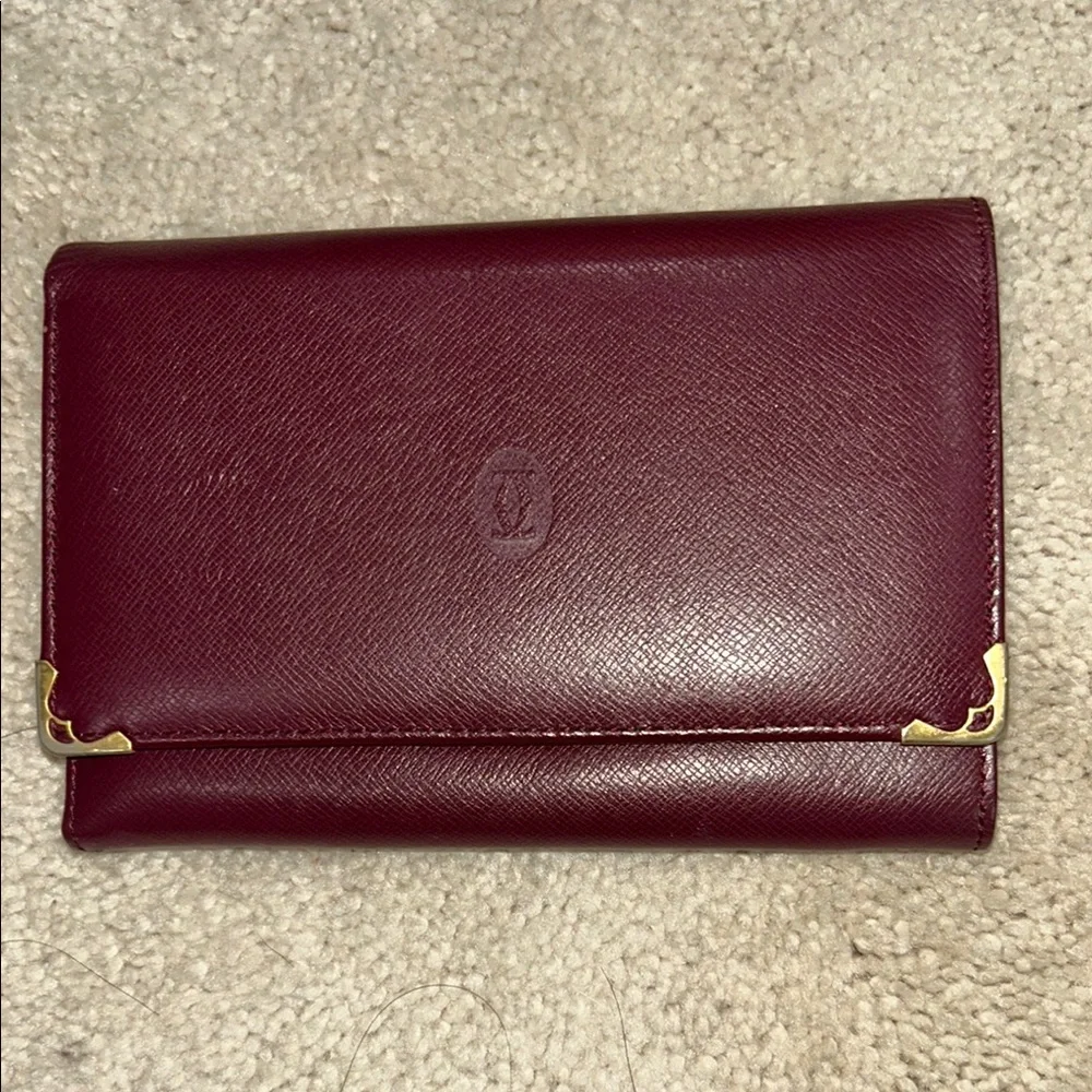 Cartier Must de Cartier Folding Wallet Bordeaux - Picture 2 of 10